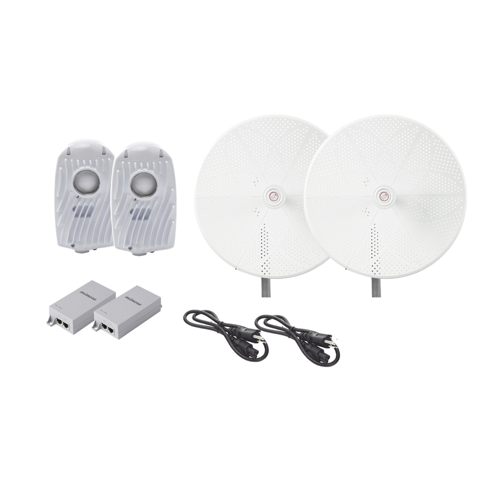 Kit de 2 radios B5X con antenasTXPD34B5X de (34 dBi), rango …