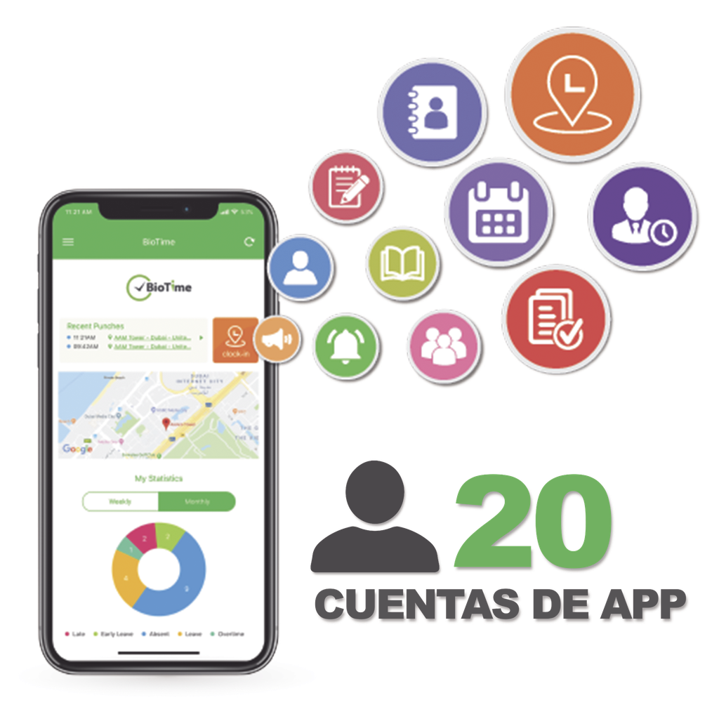 Licencia para realizar checadas de asistencia desde Smartpho…