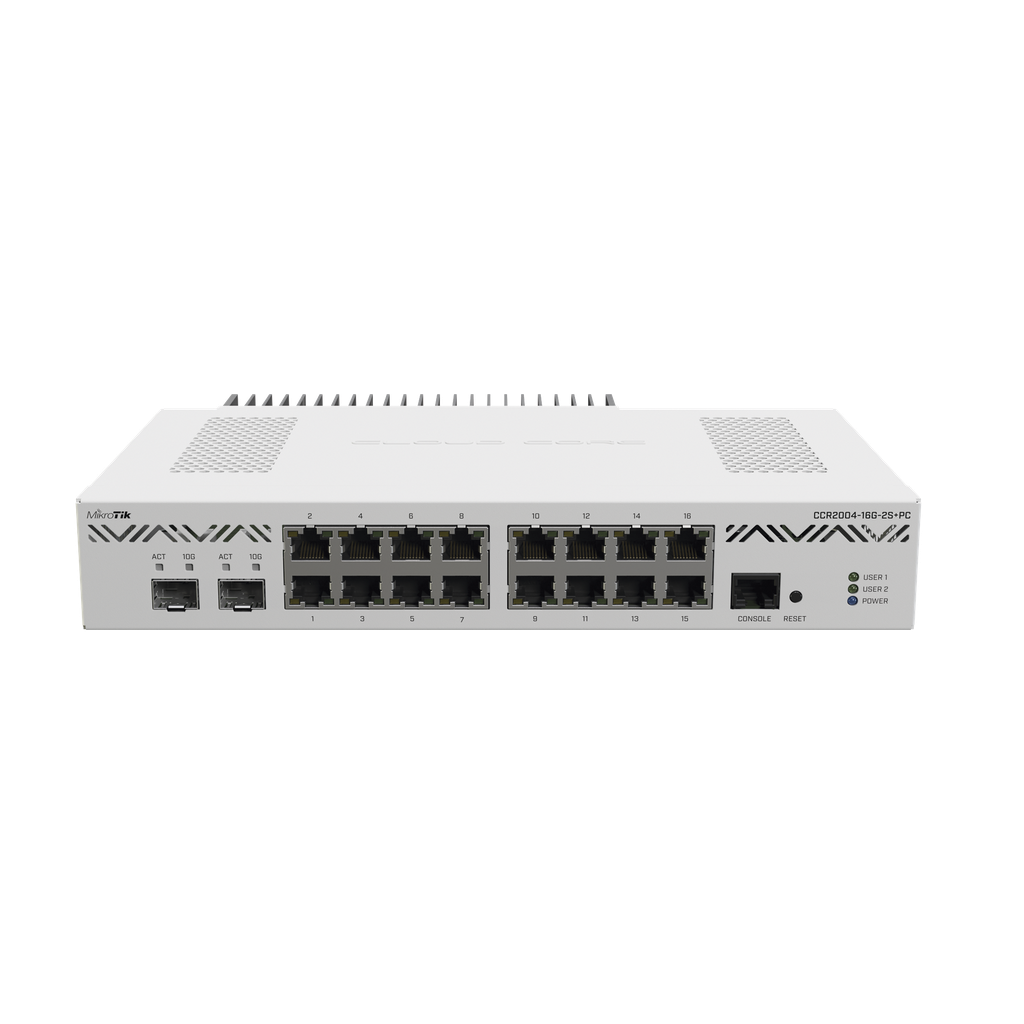Cloud Core Router 2004-16G-2S+PC, con enfriamiento pasivo…