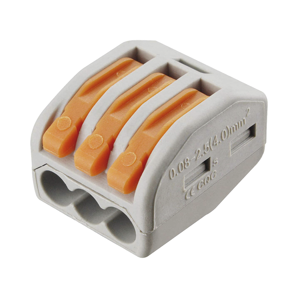 Conector Compacto para 1 Cable de Entrada 2 Cables de Salida…