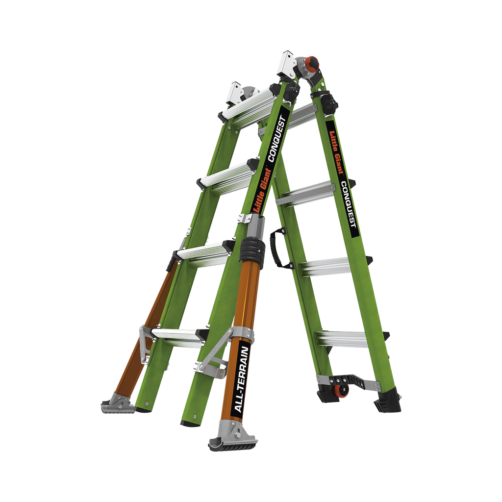 Escalera Multi-Posiciones de 6.7 m (22) para Suelos Inclinad…