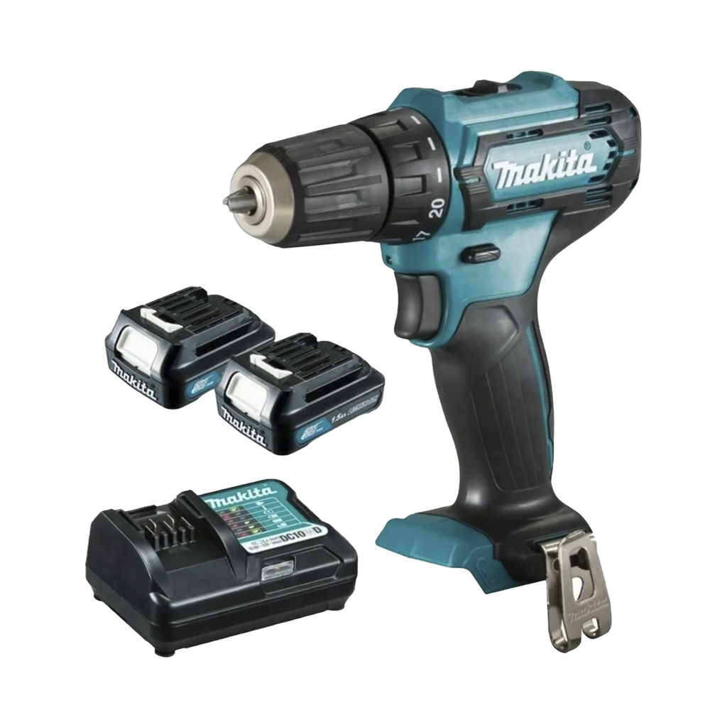 Atornillador broquero cambio rápido 3/8?.  2 baterías 12v de…