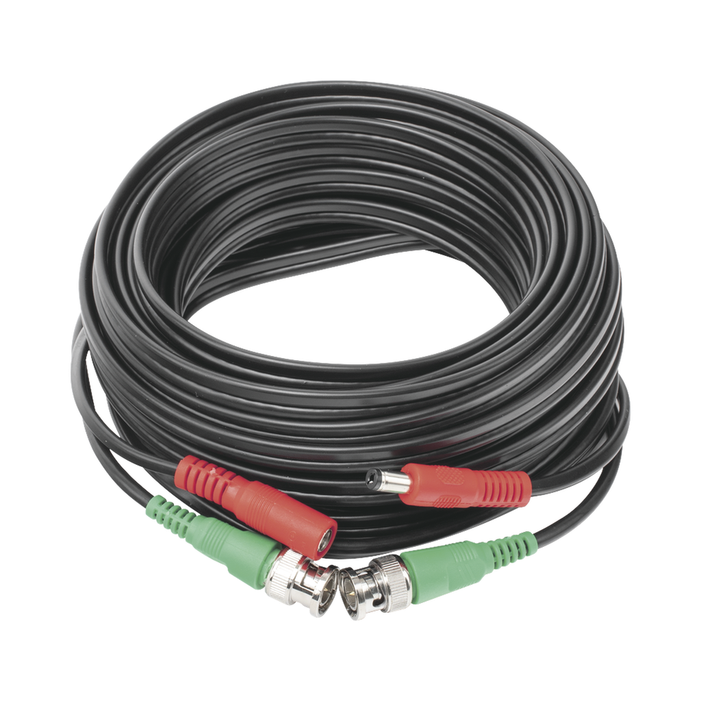 Cable coaxial ( BNC RG59 ) + Alimentación / SIAMÉS / 10 Metr…