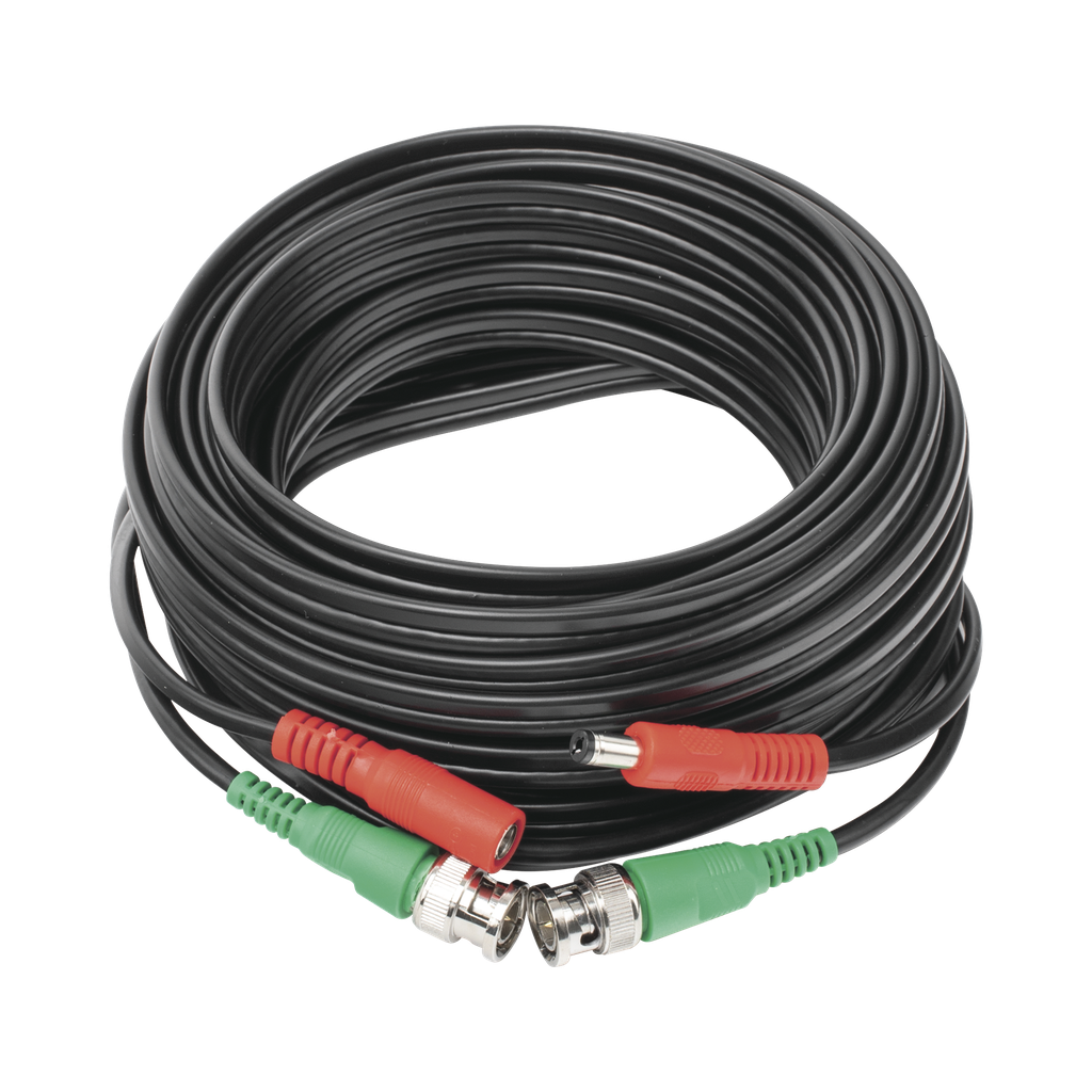 Cable coaxial ( BNC RG59 ) + Alimentación / SIAMÉS / 10 Metr…