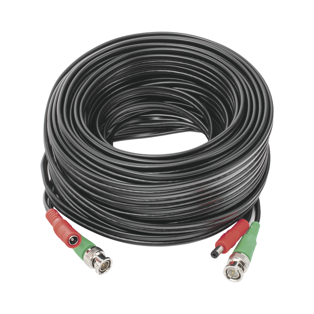 Cable coaxial ( BNC RG59 ) + Alimentación / SIAMÉS / 20 Metr…