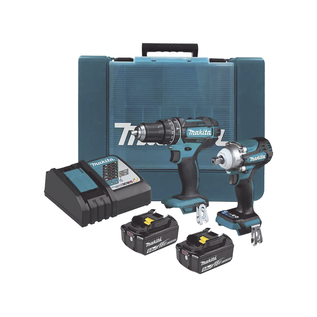 Kit de Rotomartillo Atornillador DHP482 + Atornillador de Im…