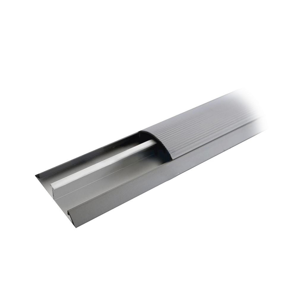 Ducto de media caña de aluminio, tramo de 2.5m de largo (880…