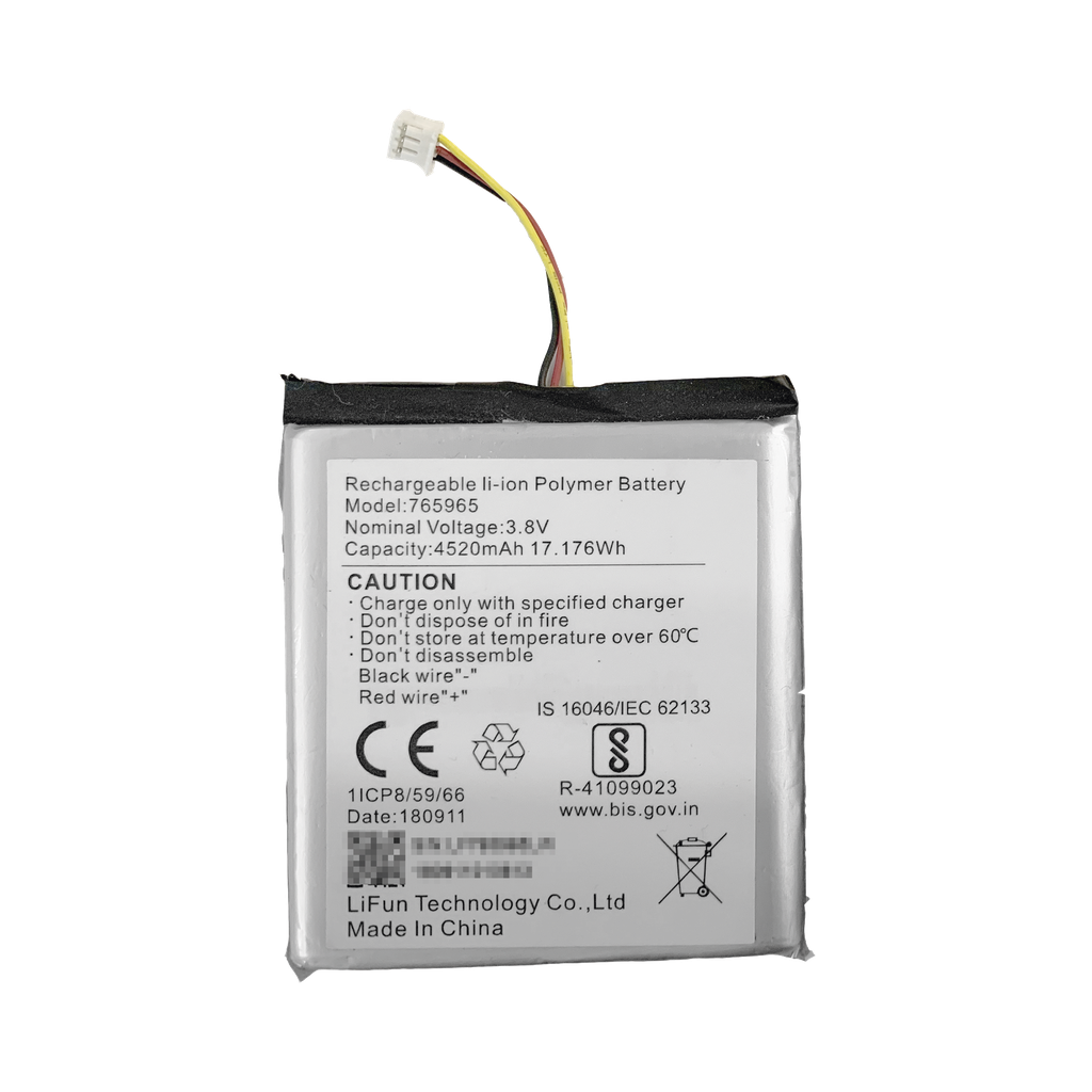 Batería de Respaldo para Panel de Alarma Hikvision / 4520 mA…