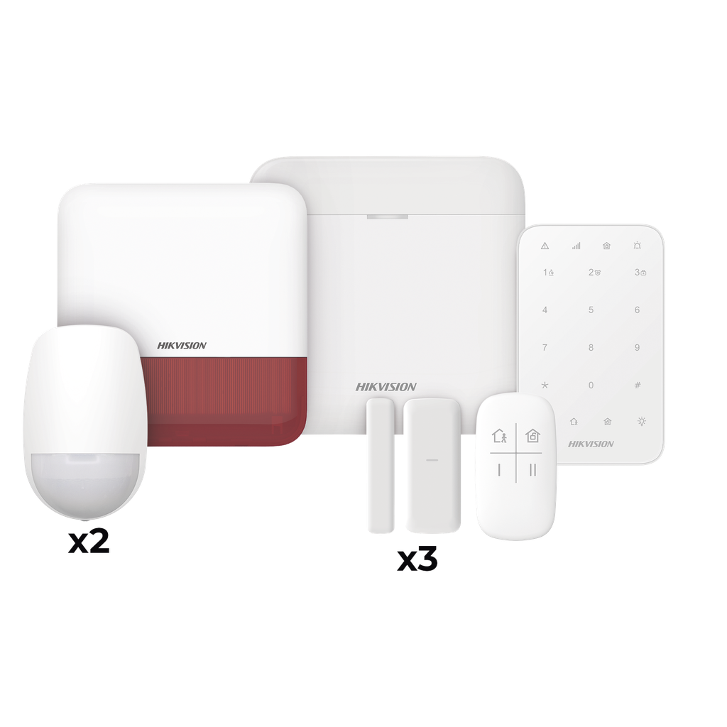 (AX PRO) KIT de Alarma AX PRO / Incluye: 1 Hub / 2 Sensores …