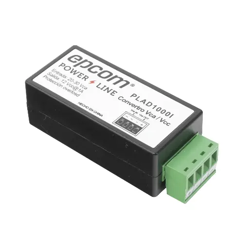 [PLAD1000I] (2 en 1) Convertidor de Energía 24 Vca a 12 Vcc (CA a CD)…