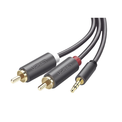 [10513] Cable Adaptador de 3.5mm Macho a 2 RCA Macho / 5 Metros / Co…