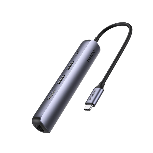 [10919] HUB USB-C (Docking Station) 5 en 1 | Ultra Delgado | 2 USB-A…