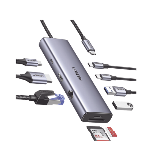 [15375] HUB USB-C (Docking Revodok) 9 en 1 | 2 USB-A 3.0 (5Gbps) | 2…