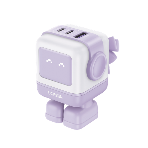 [35314] Cargador RobotGaN de 65W Serie UNO | 3 Puertos de Carga Rápi…