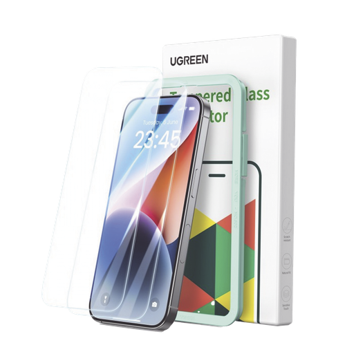 [45973] Protector de pantalla UGREEN HD con marco de instalación par…