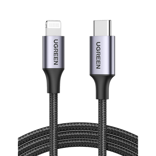 [60761] Cable USB-C a Lightning | 2 Metros | Certificado MFi | Carga…