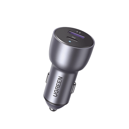 [60980] Cargador de Auto 42.5W | Puerto USB-A y USB-C | Carga Rápida…