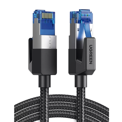 [80433] Cable Ethernet Cat8 CLASSâ? F/FTP Redondo con Malla de Nylon…