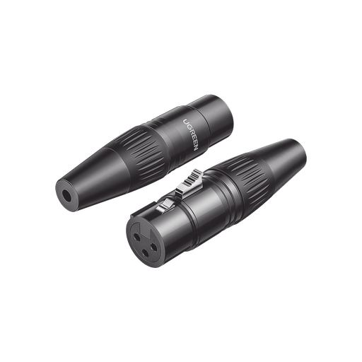 [80440] Conector de Audio XLR Tipo Canon Hembra / PVC / ABS / Aleaci…