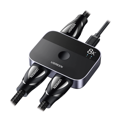 [90385] Conmutador HDMI 2.1 8K @60Hz | HDMI Splitter 2 Entradas a 1 …