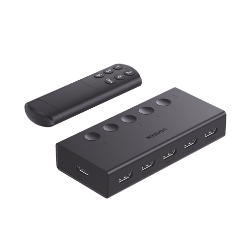 [90512] Conmutador HDMI 5X1 | 4K@60Hz | HDMI 2.0, 1.4 |  HDCP 2.2, 1…