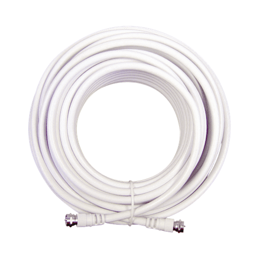 [950620] Jumper Coaxial con Cable Tipo RG-6 en Color Blanco de 6.09 M…