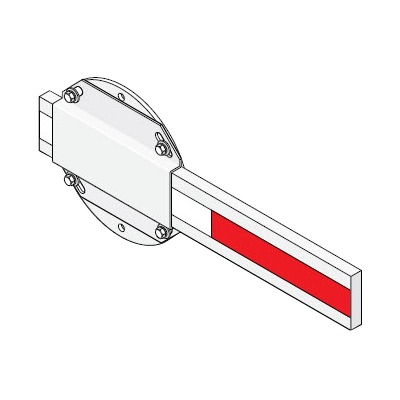 [1601348] Mástil de Madera para Barreras DKS 1601/1603 / 14 ft (4.26 m…