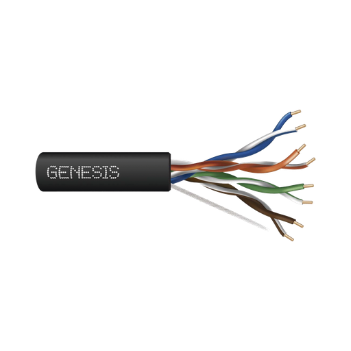 [63601108] Bobina de Cable de 305 Metros UTP Cat6 RISER / Color Negro /…