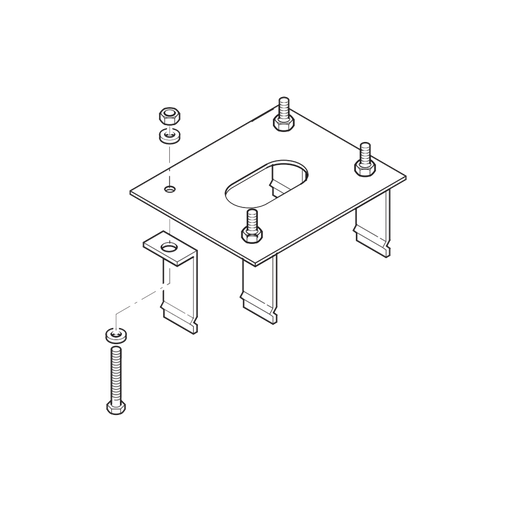 [119RIG006] Anclaje para barreras CAME GARD4 y G3750…