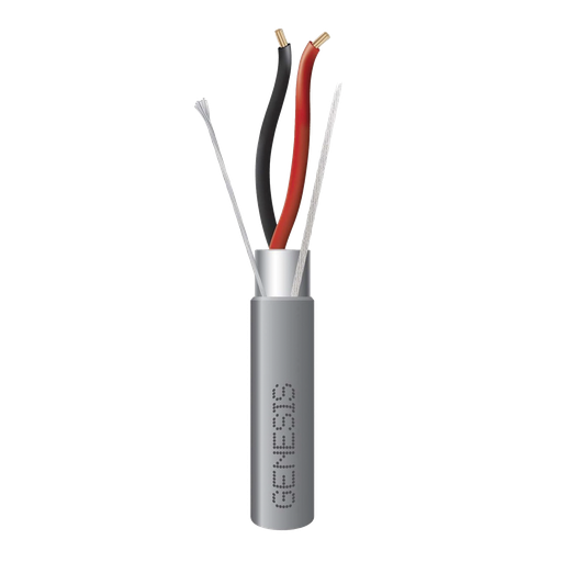 [22141109/1000] Bobina de 305 Metros / Cable 2 x 18 AWG / Color Gris / Blind…