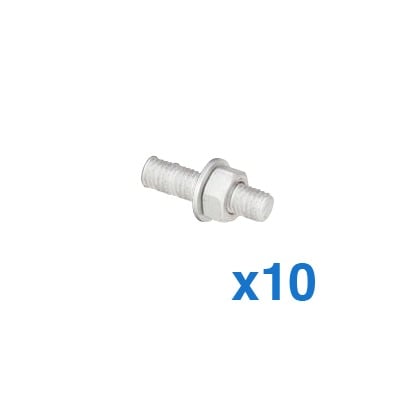 [25202710KT] Kit de 10 tornillos para montar 1 separador de plástico.…