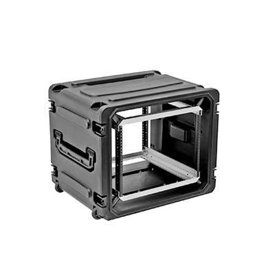 [3SKBR08U20W] Gabinete Plástico Móvil con Amortiguador con Rack de 19, 8 U…