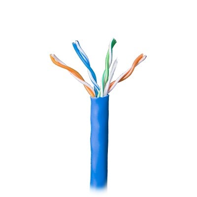 [50781106/1000] Bobina de 305 Metros Cable Par Trenzado Nivel 5 (CAT 5e) / C…