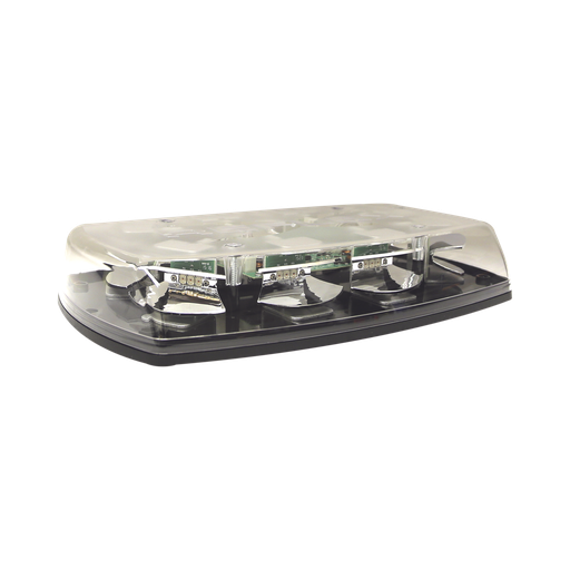 [5587CAC] Minibarra LED de 15 color ámbar y domo transparente, de mont…