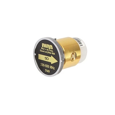 [5D] Elemento de 5 Watt en Línea 7/8 para Wattmetro BIRD 43 en Ra…