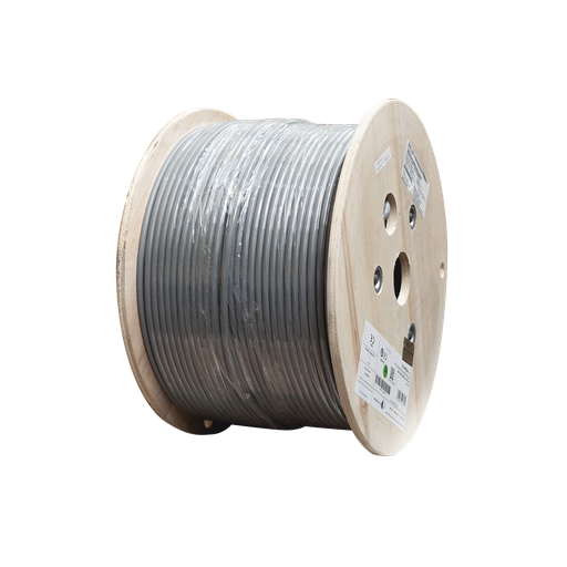 [9A6M4A5] Bobina de Cable Blindado F/UTP de 4 Pares, Z-MAX, Cat6A, Sop…