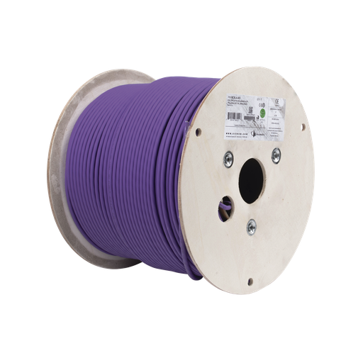 [9C6L4A5] Bobina de Cable U/UTP de 4 pares, Z-MAX, Cat6A, Soporte de A…