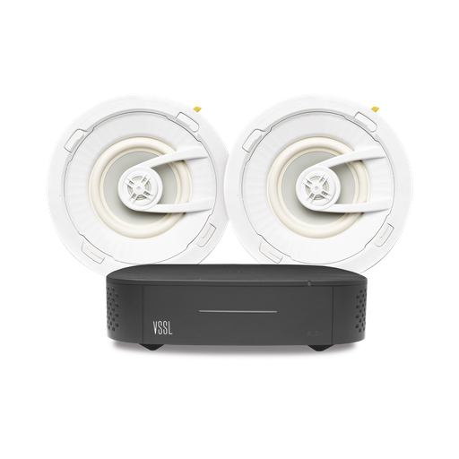 [A1X/2CSG] KIT Amplificador VSSL A1X | 2 Bocinas para Plafón de 7in Tru…
