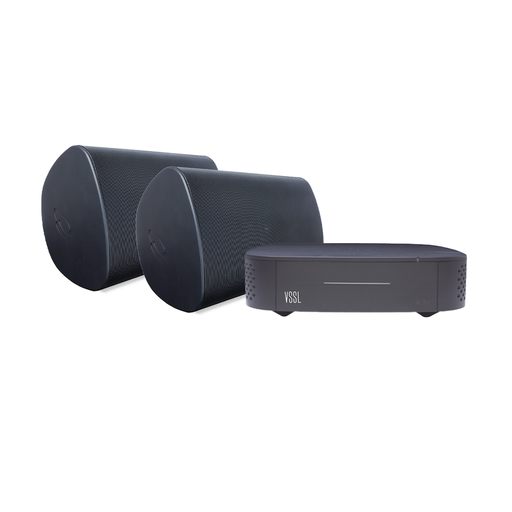 [A1X/2WSB] KIT Amplificador VSSL A1X | 2 Bocinas para Montaje Superfici…