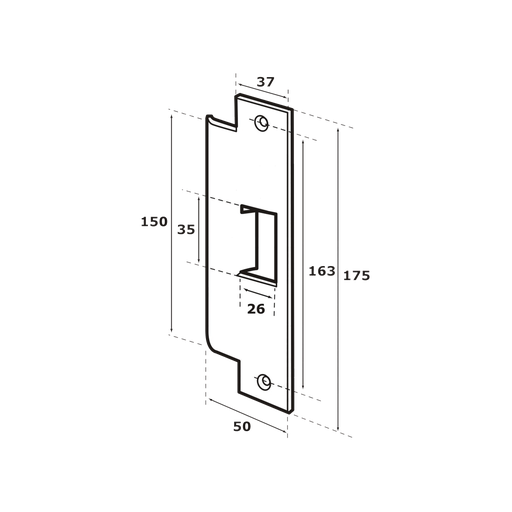 [ABL4610] Contra para Cerradura Abloy (ABLEL410)…
