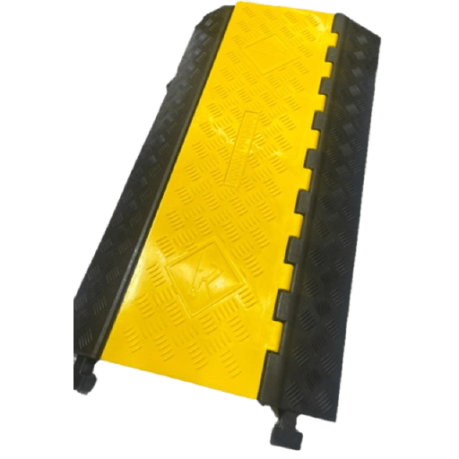 [AC903CV] Protector de Cable de 3 Canales / Base de Goma y Tapa de Plá…