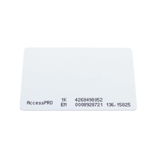 [ACCESCOMBICARD] Tarjeta Dual / Proximidad 125 KhZ (tipo EM)+ MIFARE 13.56 Mh…