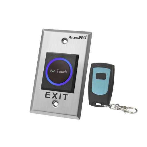 [ACCESK1LTR] Botón de Salida sin Contacto con Control Remoto / Iluminació…
