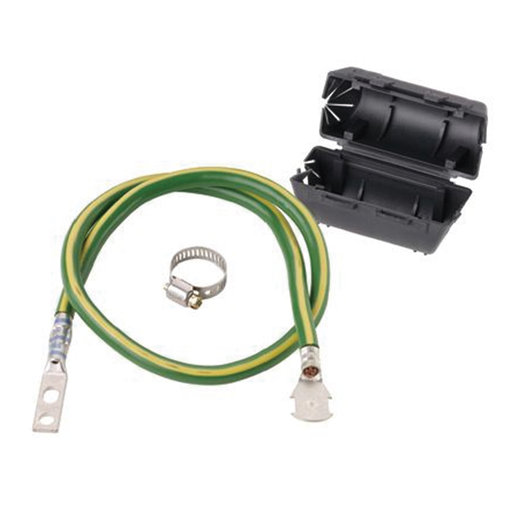 [ACG24K] KIT de Tierra Física de Cable Blindado 6 AWG. Color Verde / …