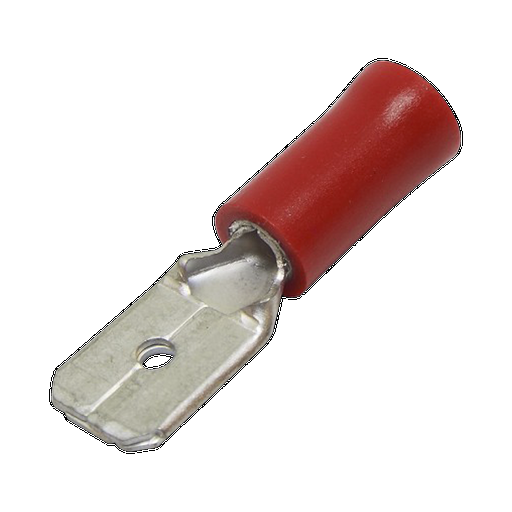 [AE51242] Terminal tipo macho aislada / 22 - 16 AWG / Rojo / Paquete d…