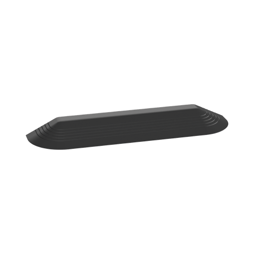 [AFR4ECBL] Tapa Final Para Canaleta de Piso AFR4BCBL6, Material PVC Ríg…