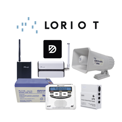 [ALARMASISMICALORAWAN] KIT INICIAL PARA ALARMA SISMICA DE LARGO ALCANCE CON LORAWAN…