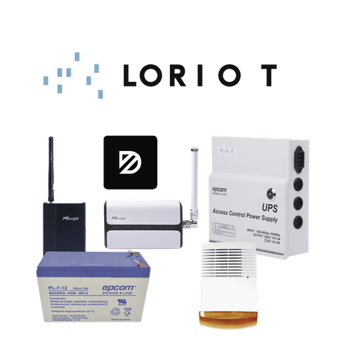 [ALARMAVECINALLORAWAN] KIT INICIAL PARA ALARMA VECINAL DE LARGO ALCANCE CON LORAWAN…