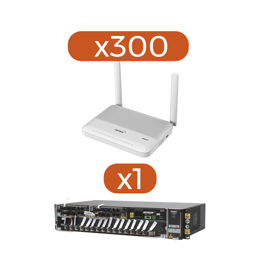[AN0244FKIT] Kit 300 ONU´s HG6144F + 1 OLT AN60002-AC…