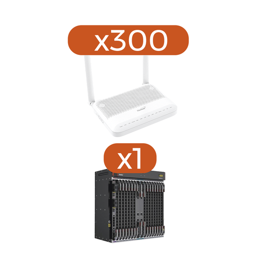 [AN1545D2KIT] Kit 300 ONT´s HG6145D2 + 1 OLT AN6000-15…